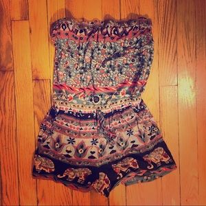 🆕 Angie Strapless Elephant Romper- S